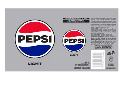 Pepsi Light 24 piezas de 355 ml - .