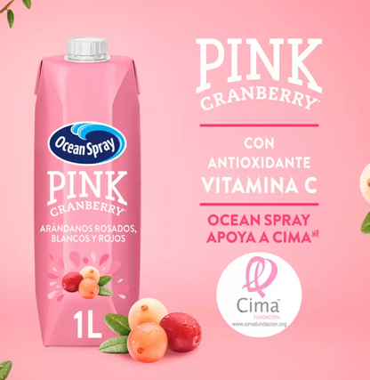 Ocean Spray Pink Jugo de Arándanos Rosados, Blancos y Rojos 6 pzas de 1 L - .