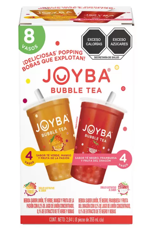 Joyba Bubble Tea 8 piezas de 355 ml - .