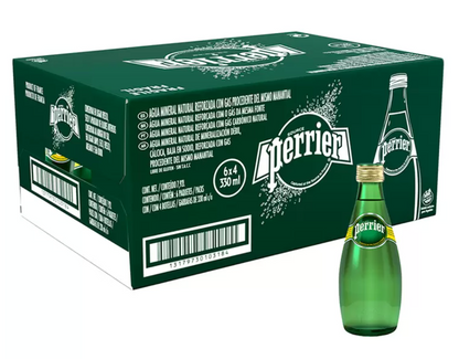 Perrier Agua Mineral 24 piezas de 330 ml