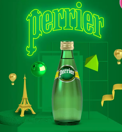 Perrier Agua Mineral 24 piezas de 330 ml
