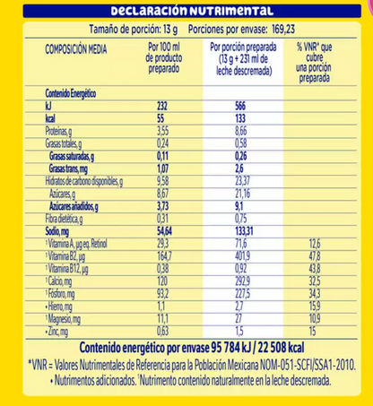 Nesquik Chocolate En Polvo 2.2 kg - KOZ
