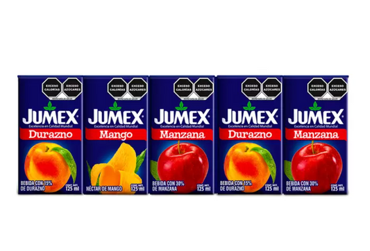 Jumex Bebidas de Sabores Surtidos 50 piezas de 125 ml - .
