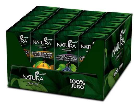 Natura Jugos Surtidos 20 piezas de 200 ml - KOZ