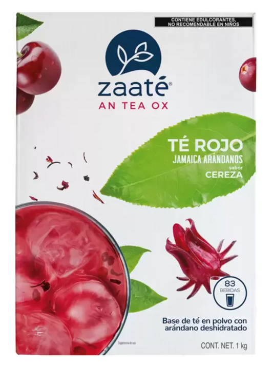 Zaaté Té Rojo Tisana Jamaica Arándano Sabor Cereza 1 kg - .