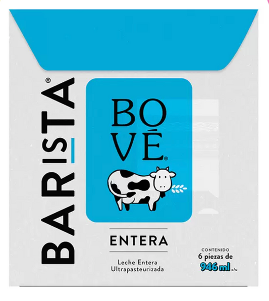 Bové Barista Leche Entera 6 piezas de 946 ml - .