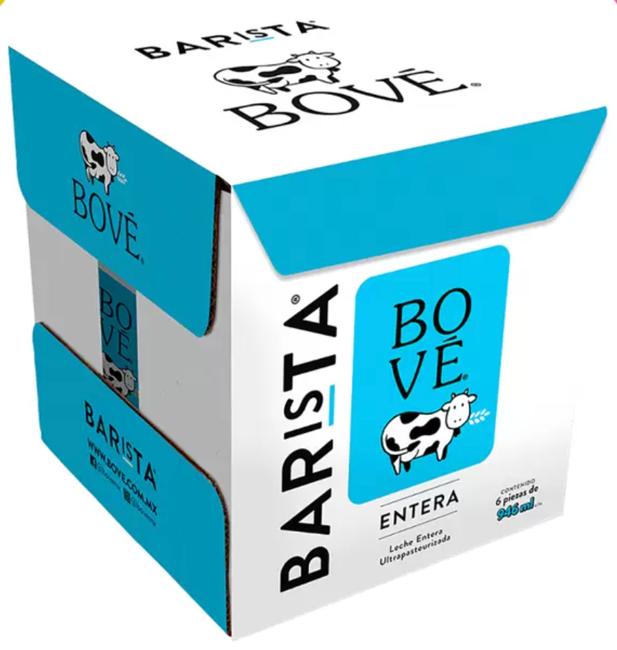 Bové Barista Leche Entera 6 piezas de 946 ml - KOZ