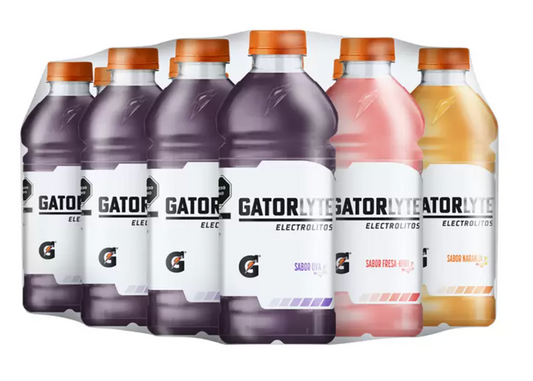 Gatorlyte Mix Pack 12 piezas de 591 ml - KOZ