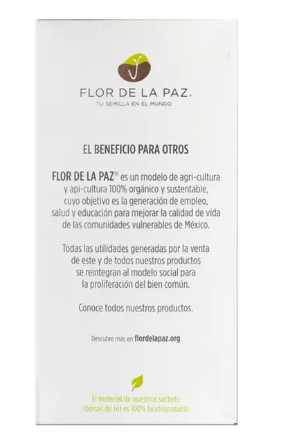 Flor de La Paz Té Organico kit 4 cajas con 16 sachets - .