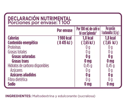 Splenda Endulzante Granular 550 grs - KOZ