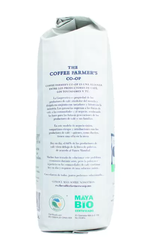 The Coffee Farmer’s Coop, Café Granos de Barista 100% Orgánico 1 kg - .