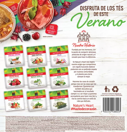 Nature's Heart Cajilla de Tés de Verano 108 piezas - .