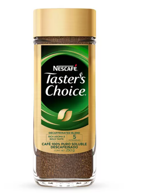Taster's Choice Café Soluble Descafeinado 250 grs - .