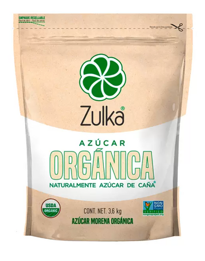 Zulka Azúcar Morena Orgánica 3.6 kg - KOZ