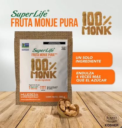 Super Life Fruta Del Monje Pura 300 grs - KOZ