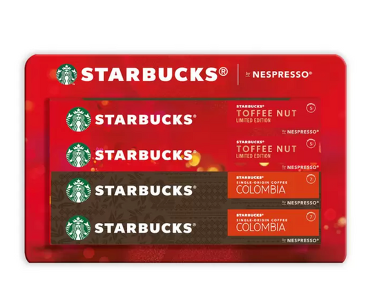 Starbucks Cápsulas Nespresso, Toffee Nut y Colombia - KOZ