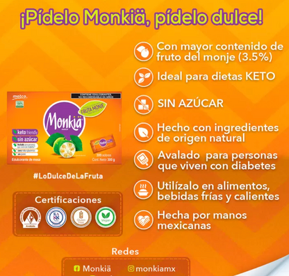 Monkia 300 Sobres de 1 grs - .