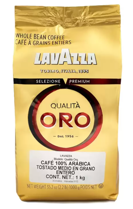 Lavazza Café Qualitá Oro En Grano Entero 1 kg - .