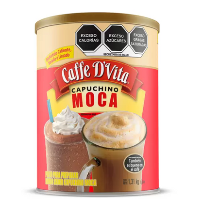 Caffe D´Vita Bebida en polvo Sabor Capuchino Moca 1.31 kg - .