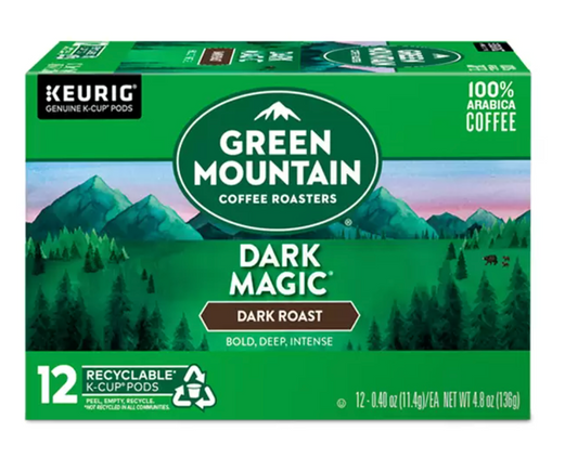 Keurig, Green Mountain Coffee Roasters Dark Magic, 72 cápsulas K-Cup - KOZ
