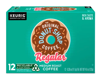 Keurig, Donut Shop Regular Medium Roast, 72 cápsulas K-Cup - KOZ