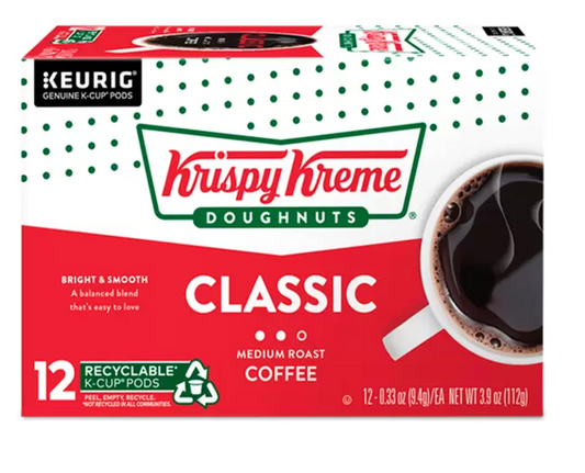 Keurig, Krispy Kreme Classic, 72 cápsulas K-Cup - KOZ