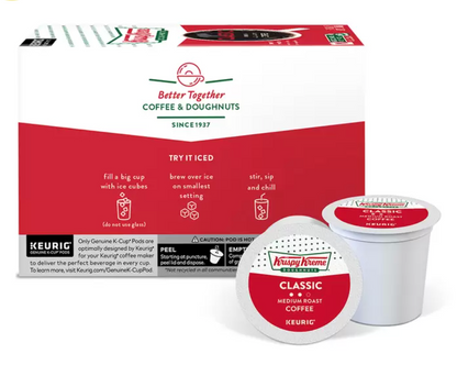 Keurig, Krispy Kreme Classic, 72 cápsulas K-Cup - .