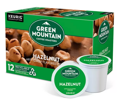 Keurig, Green Mountain Coffee Roasters Hazelnut, 72 cápsulas K-Cup - .