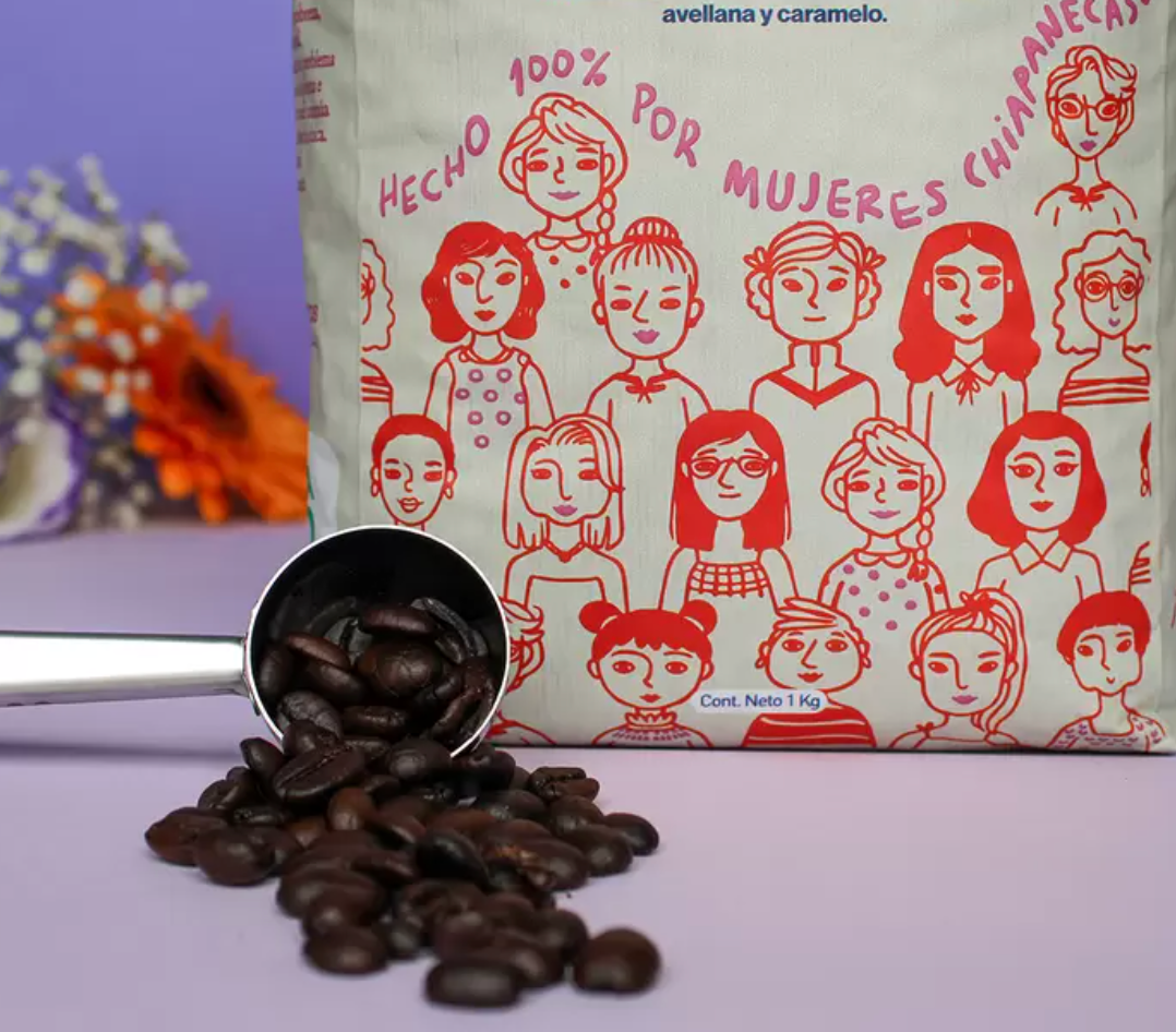 The Coffee Farmer’s Coop Women Power Café en Grano Entero 100% Orgánico 1 kg - .