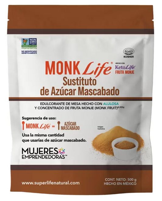 Monk Life Sustituto de Azúcar Mascabado 500 grs