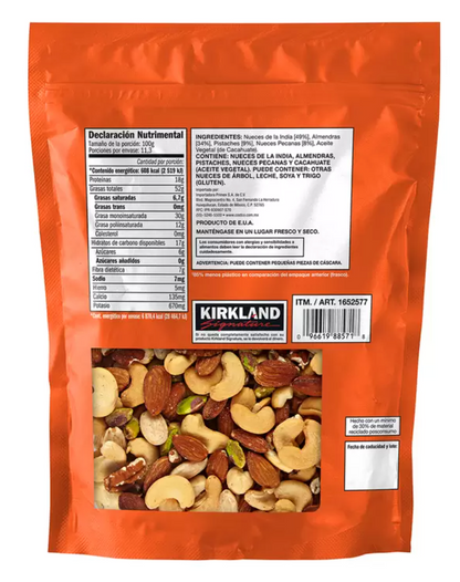 Kirkland Signature Nueces Mixtas Sin Sal 1.13 kg - KOZ