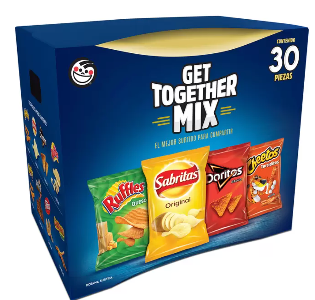 Sabritas Papas Surtidas 30 piezas - .