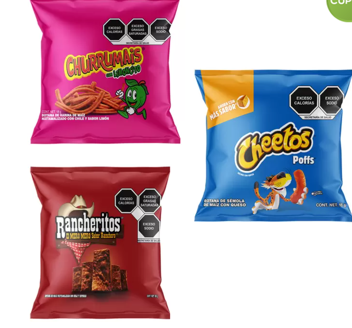 Sabritas Papas Surtidas Minis 50 piezas - KOZ