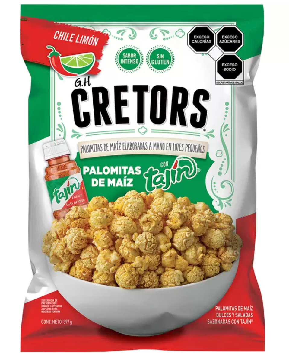 G.H Cretors Palomitas de Maíz Dulces y Saladas Sazonadas con Tajín 397 grs - KOZ