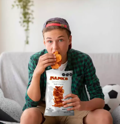 Pulpika Papas Sazón Natural Picante y Dulce 600 grs - .