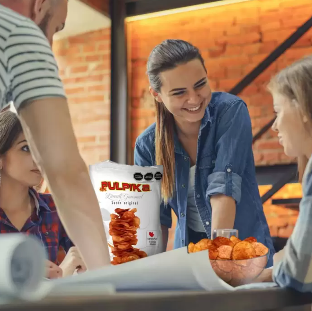 Pulpika Papas Sazón Natural Picante y Dulce 600 grs - .