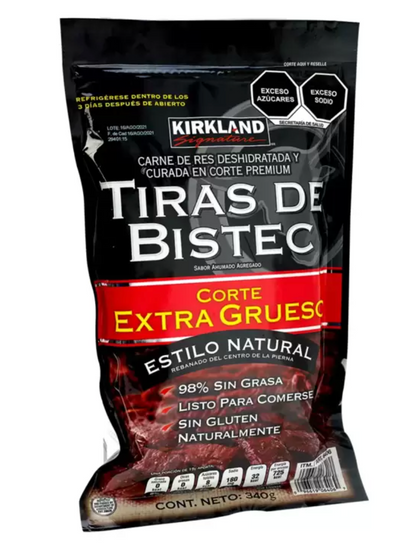 Kirkland Signature Tiras de Bistec Corte Extra Grueso 340 grs - KOZ