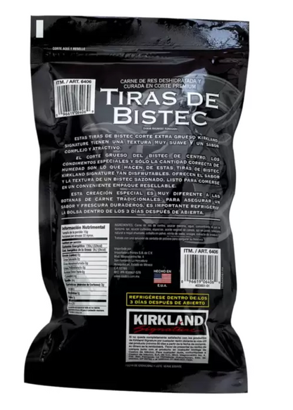 Kirkland Signature Tiras de Bistec Corte Extra Grueso 340 grs - KOZ