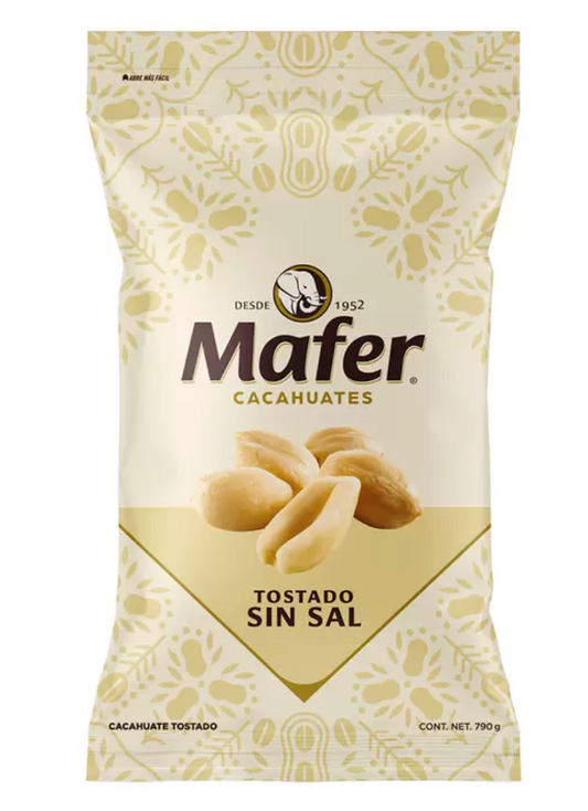 Mafer Cacahuate sin Sal 790 grs - KOZ