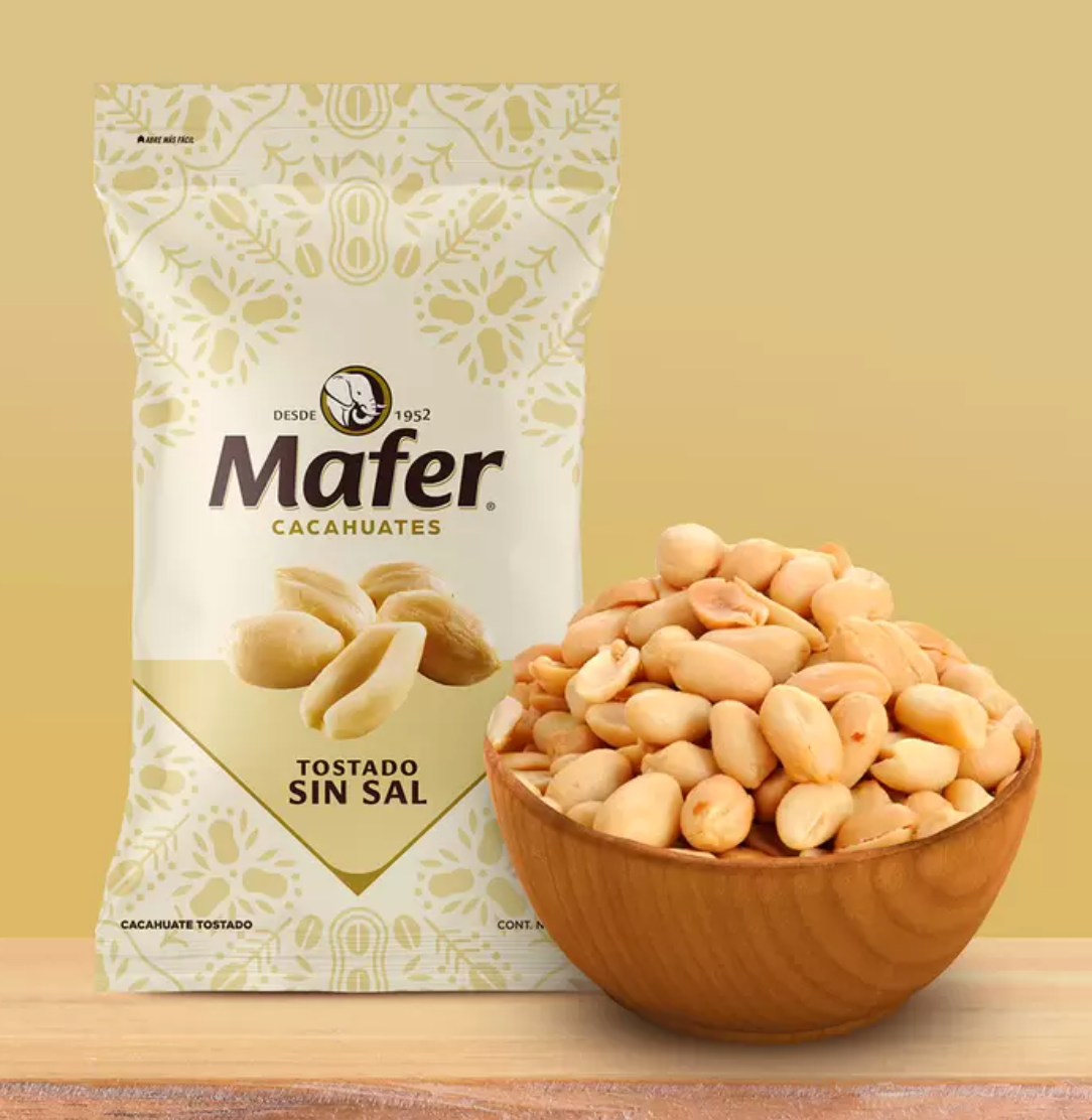 Mafer Cacahuate sin Sal 790 grs - .