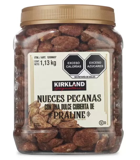 Kirkland Signature Nueces Pecanas Cubiertas de Praline 1.13 kg - .