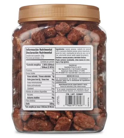 Kirkland Signature Nueces Pecanas Cubiertas de Praline 1.13 kg - KOZ