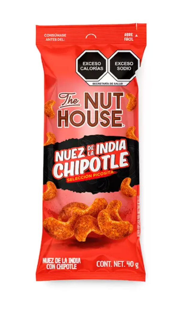 The Nut House Caja de Botanas Surtidas 20 pzas de 40 grs - .