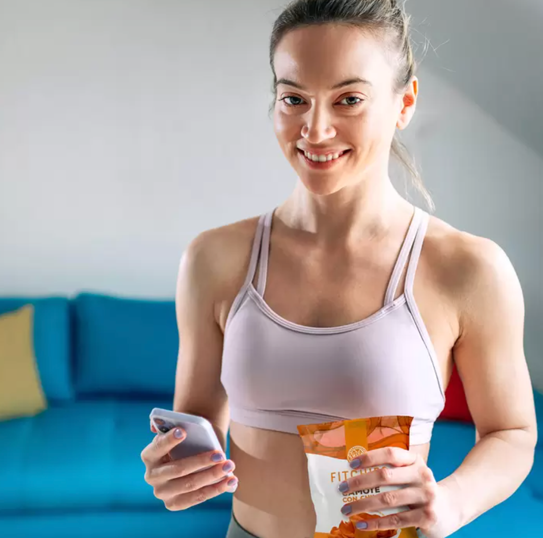 Fitchips Botana Horneada de Vegetales con Chile 12 pzas de 30 grs - .
