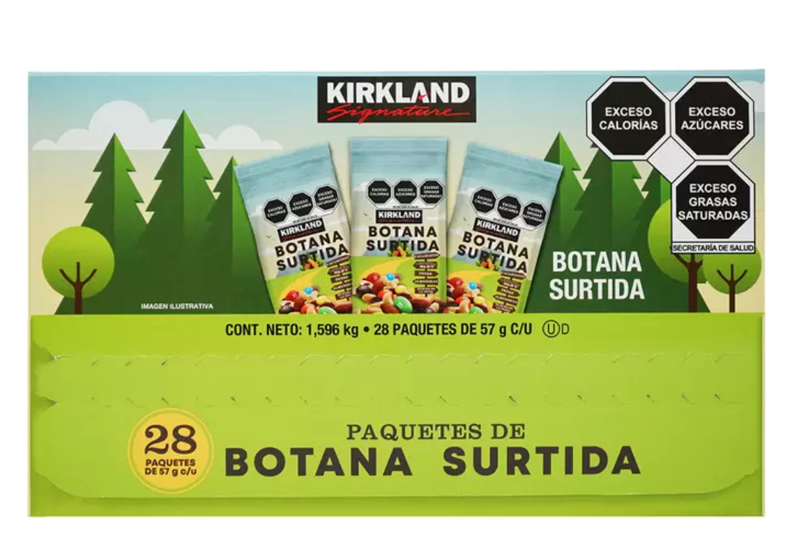 Kirkland Signature Botana Surtida 28 pzas de 57 grs - .