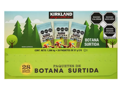 Kirkland Signature Botana Surtida 28 pzas de 57 grs - .