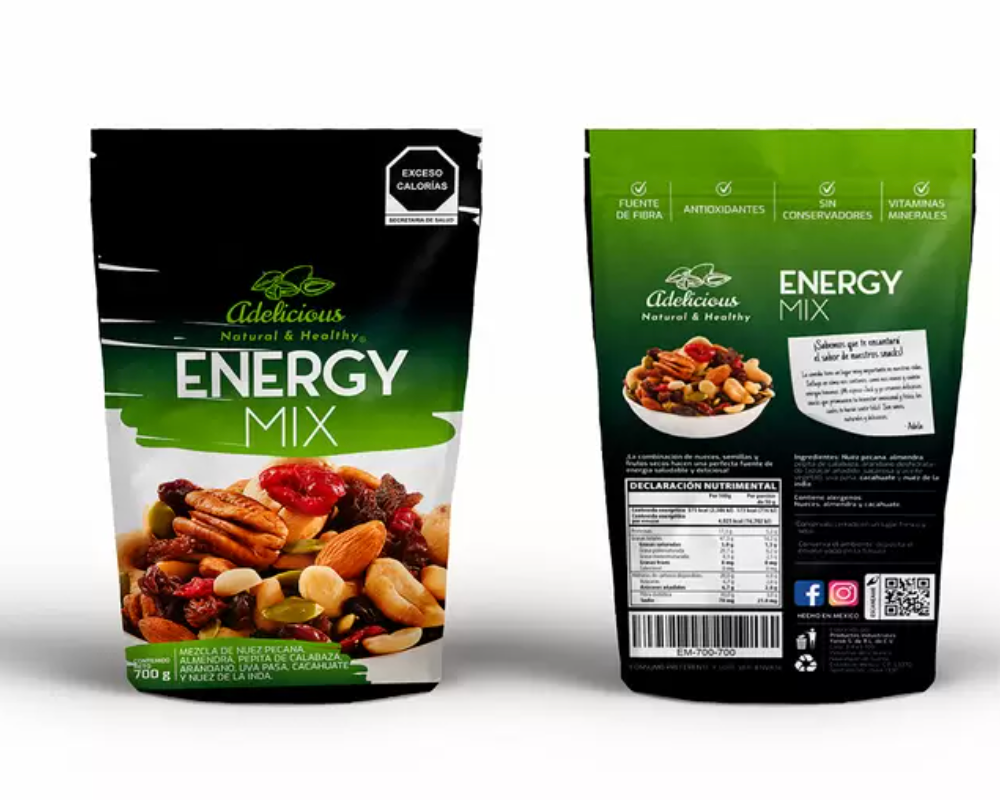 Adelicious Energy Mix Mezcla de Nueces 700 grs - KOZ
