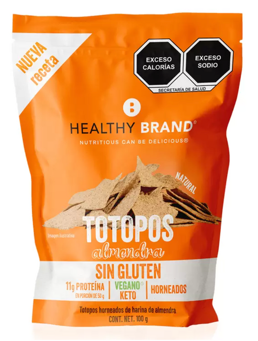 Healthy Brand Totopos Horneados Keto 100 grs - KOZ