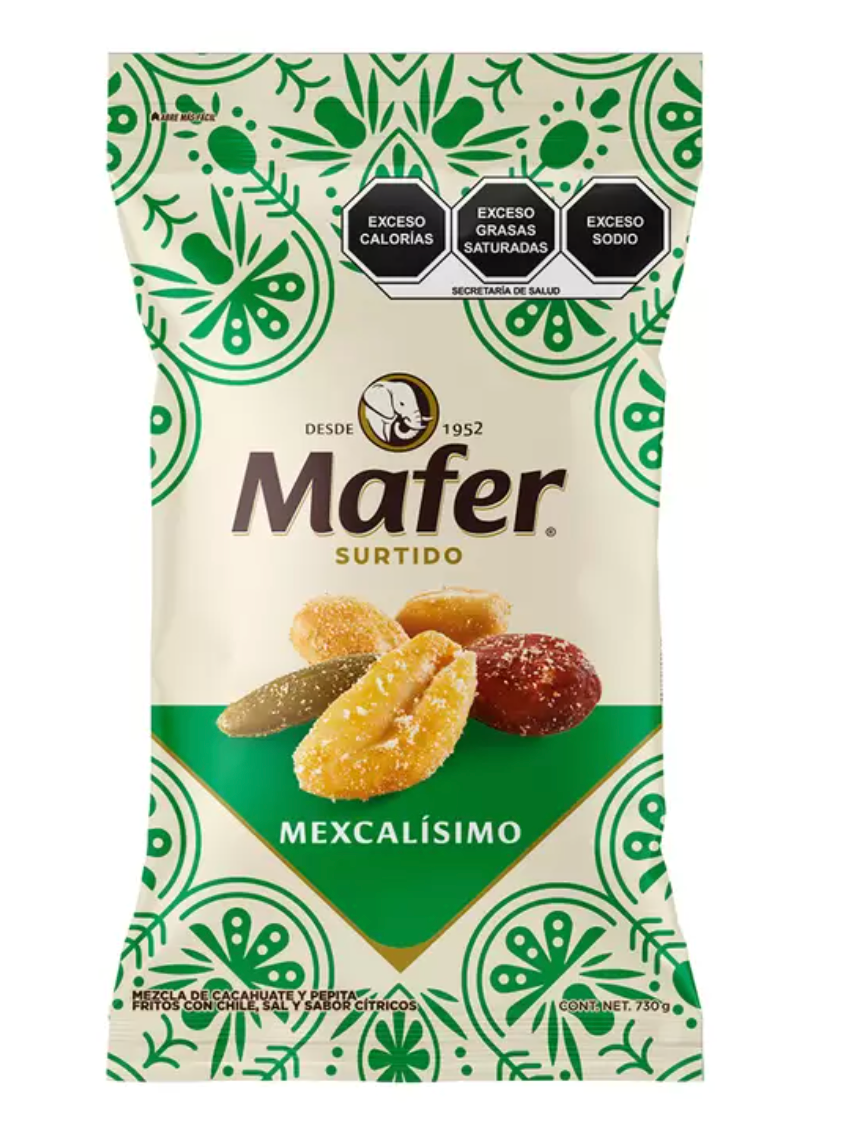 Mafer Cacahuate Mexcalísimo 730 grs - .