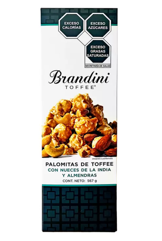 Brandini Palomitas de Toffee con Nueces de la India y Almendras 567 grs - KOZ